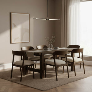 Abstract Dining Table - elegant seating for dining areas | Image 2 | InSTYLE Home & Rugs