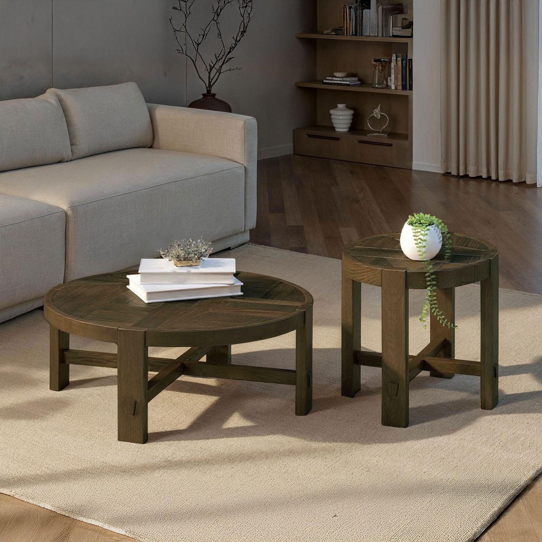 Abstract Side Table - available in a variety of materials and styles | Image 2 | InSTYLE Home & Rugs