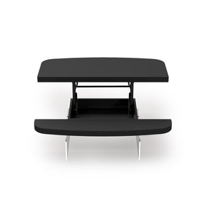 Action Lift-Top Coffee Table — Black Convertible Coffee Table - black lift-top coffee table that converts to a work or dining surface | Image 3 | InSTYLE Home & Rugs