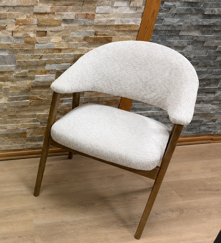 Adam Dining Chair GY-DC-71296 Light ash taupe fabric Echo-16 - elegant seating for dining areas | Image 1 | InSTYLE Home & Rugs