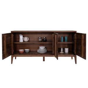Allure Wooden 3 Door Sideboard - perfect for living room storage | Image 6 | InSTYLE Home & Rugs
