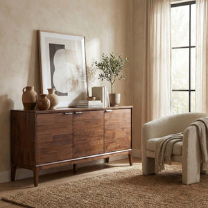 Allure Wooden 3 Door Sideboard - perfect for living room storage | Image 2 | InSTYLE Home & Rugs