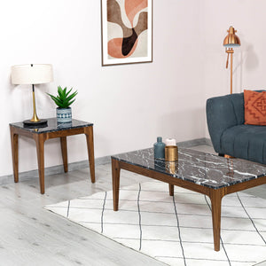 Allure Side Table - perfect for holding drinks, lamps, and other essentials | Image 2 | InSTYLE Home & Rugs