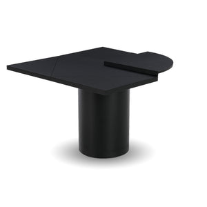 Alter Extension Dining Table in walnut, round | InSTYLE Home & Rugs