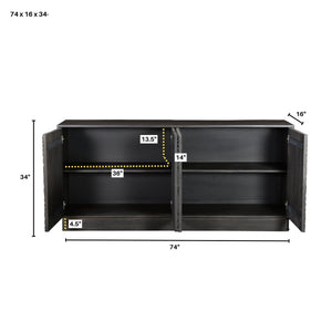 Spiral Sideboard - elegant sideboard with style | Image 3 | InSTYLE Home & Rugs