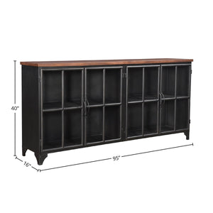 Tradition 4 Door Sideboard - sleek sideboard for storage | Image 2 | InSTYLE Home & Rugs