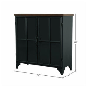 Tradition 2 Door Sideboard - sleek sideboard for storage | Image 3 | InSTYLE Home & Rugs
