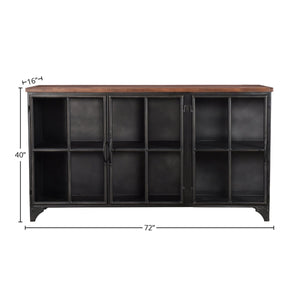Tradition 3 Door Sideboard - sleek sideboard for storage | Image 2 | InSTYLE Home & Rugs