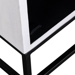 Caged Side Table - perfect for holding drinks, lamps, and other essentials | Image 4 | InSTYLE Home & Rugs