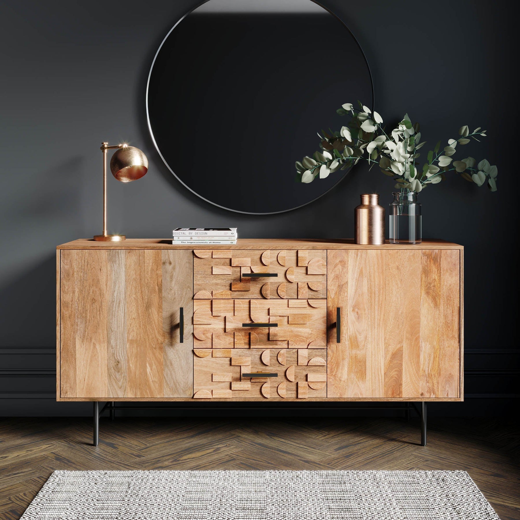 Arithmetic Sideboard - sleek sideboard for storage | Image 2 | InSTYLE Home & Rugs