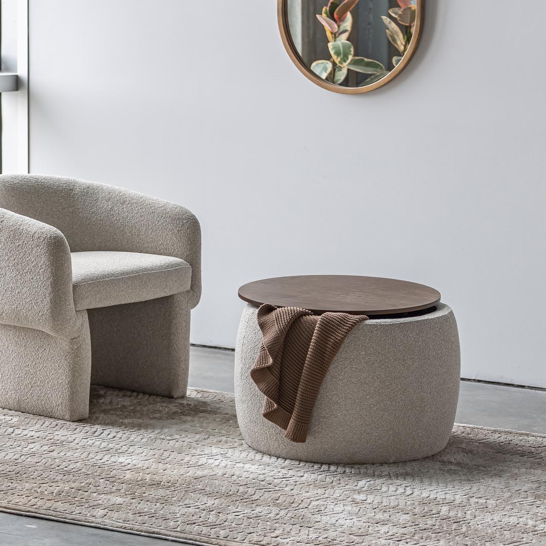 Ash Storage Ottoman - functional centerpieces for homes | Image 2 | InSTYLE Home & Rugs