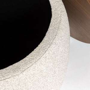 Ash Storage Ottoman — Performance Fabric with Walnut Oak Top - storage ottoman in performance fabric with a reversible oak top | Image 10 | InSTYLE Home & Rugs