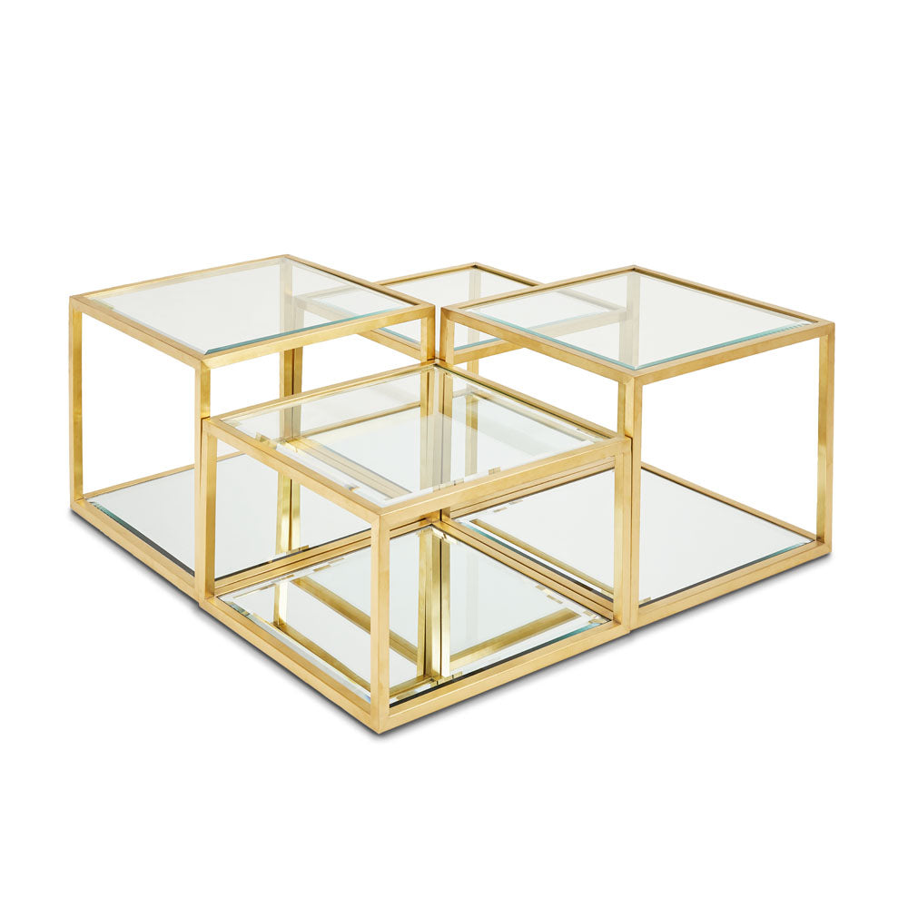 MULTI-LEVEL Silver Coffee Table - available in various materials and finishes | Image 2 | InSTYLE Home & Rugs