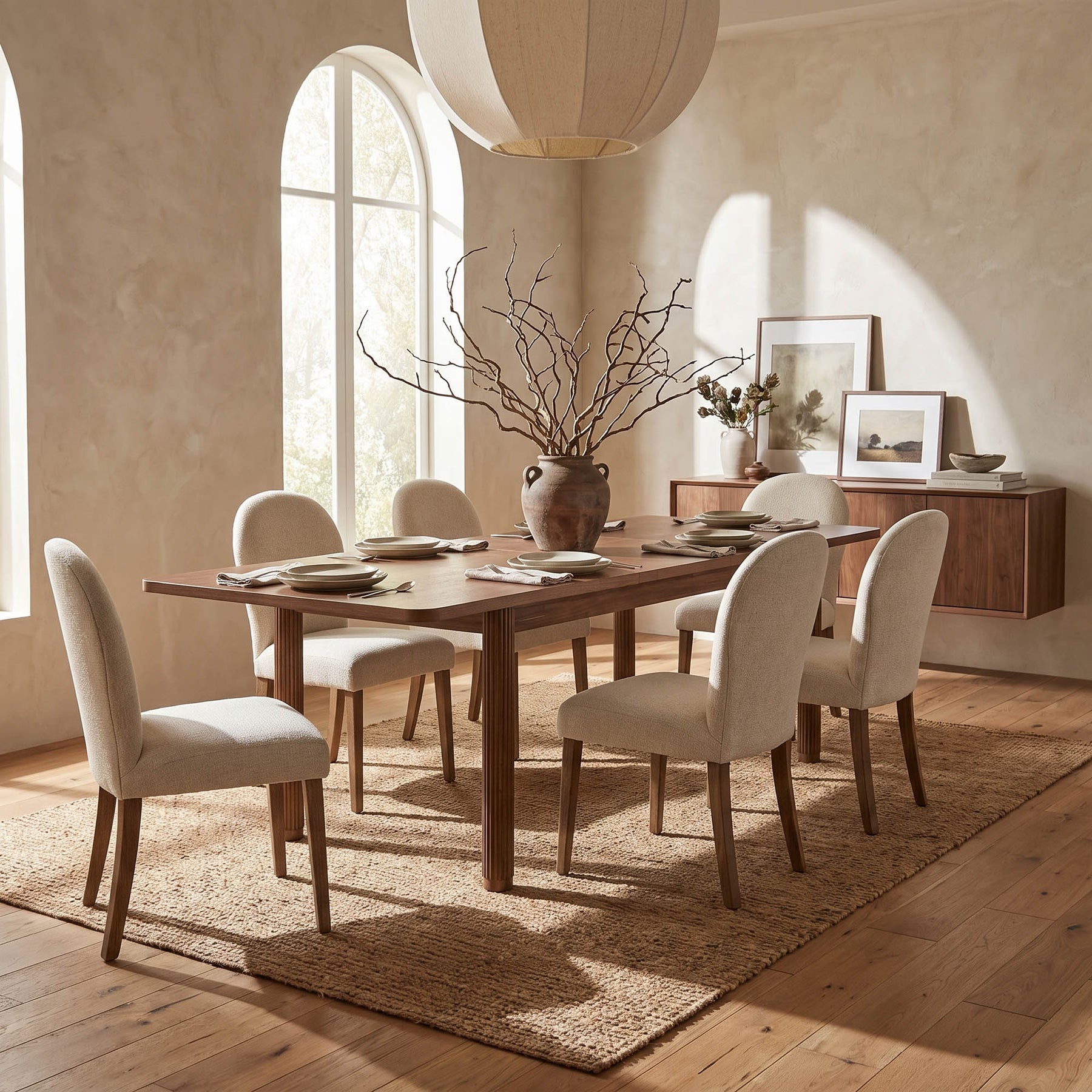 Barolo Extension Dining Table 71/102" - comfortable dining experience | Image 2 | InSTYLE Home & Rugs