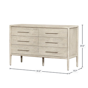 Branche 6 Drawer Dresser - stylish dresser with modern flair | Image 3 | InSTYLE Home & Rugs