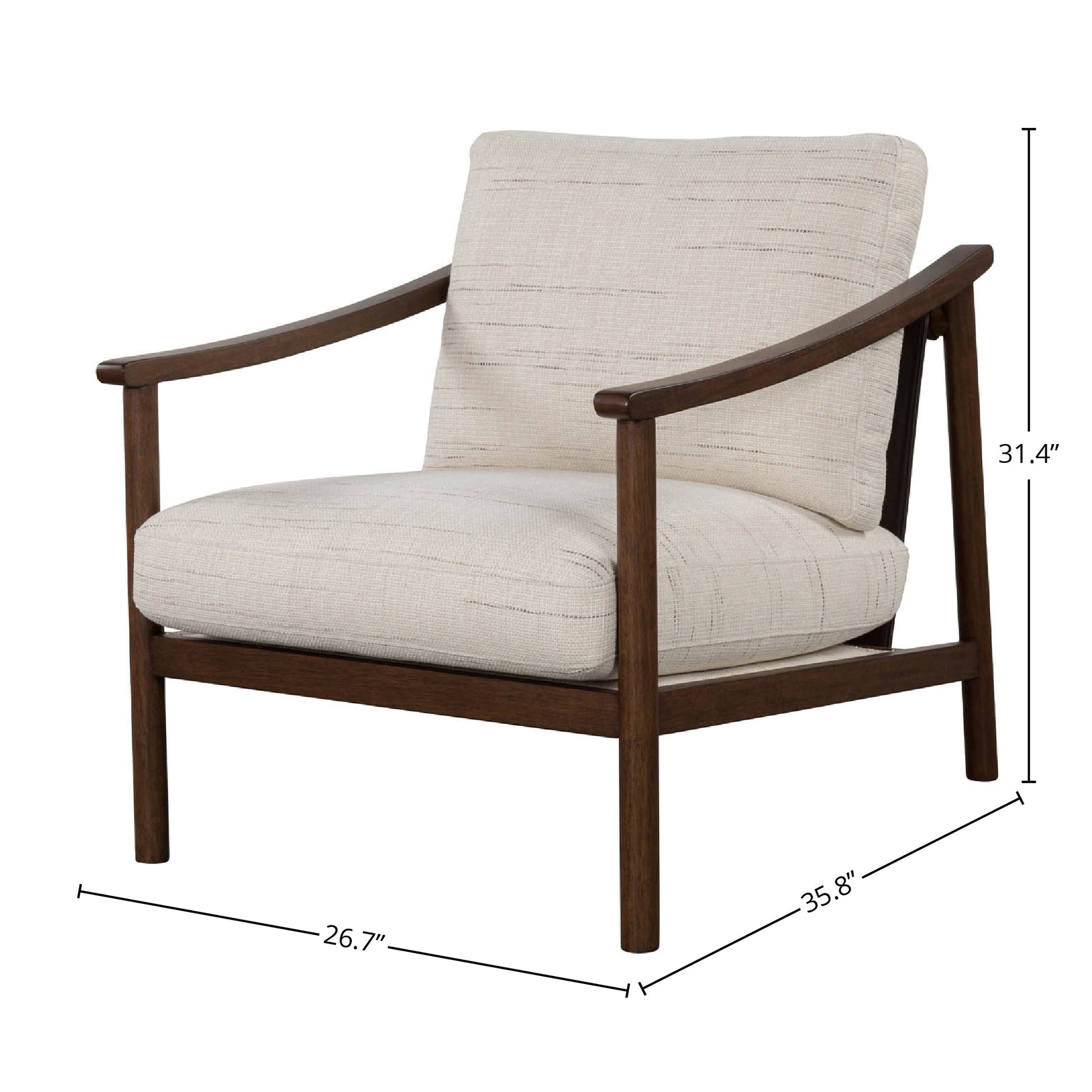 Bernard Club Chair - durable construction for long-lasting use | Image 2 | InSTYLE Home & Rugs