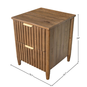 Britanica 2 Drawer Nightstand - functional nightstand for bedrooms | Image 3 | InSTYLE Home & Rugs