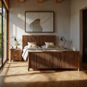 Britanica 2 Drawer Nightstand - functional nightstand for bedrooms | Image 2 | InSTYLE Home & Rugs