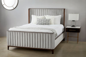 MAJESTIC BED -KING SIZE Grey velvet - luxurious beds for modern homes | Image 2 | InSTYLE Home & Rugs