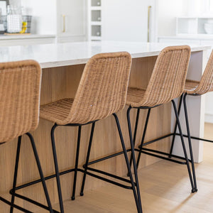 Calabria Stackable Counter Stool - sleek stools for kitchen bars | Image 4 | InSTYLE Home & Rugs
