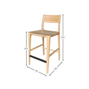 Catania Counter Stool - ergonomic design for comfort | Image 3 | InSTYLE Home & Rugs