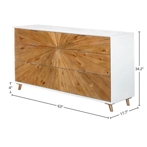 Casablanca 6 Drawer Dresser - sleek storage solutions for bedrooms | Image 3 | InSTYLE Home & Rugs