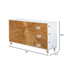 Casablanca 6 Drawer Dresser - sleek storage solutions for bedrooms | Image 4 | InSTYLE Home & Rugs
