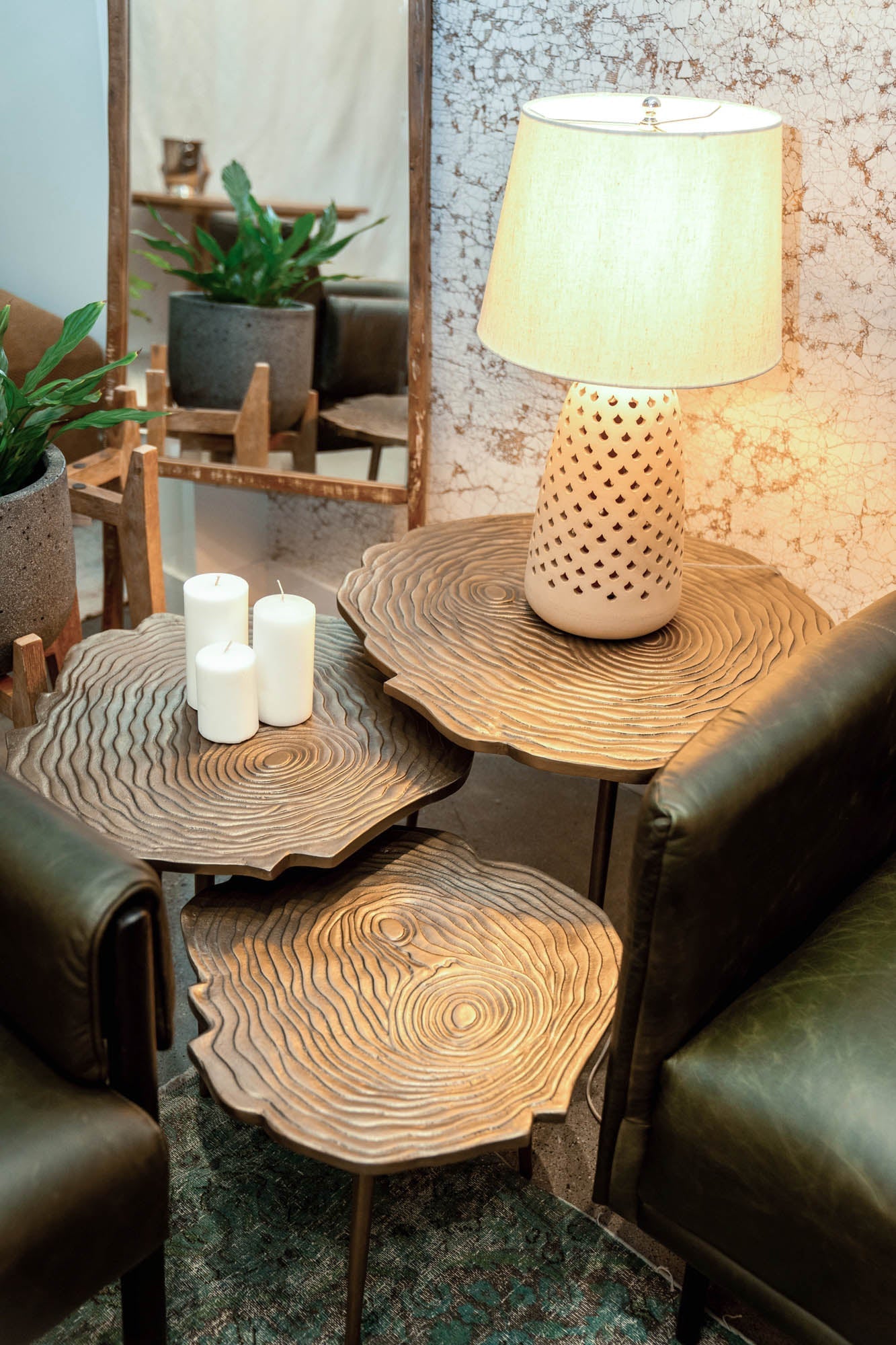 Sari Cluster Tables, Set of 3 - sleek design for modern homes | Image 2 | InSTYLE Home & Rugs