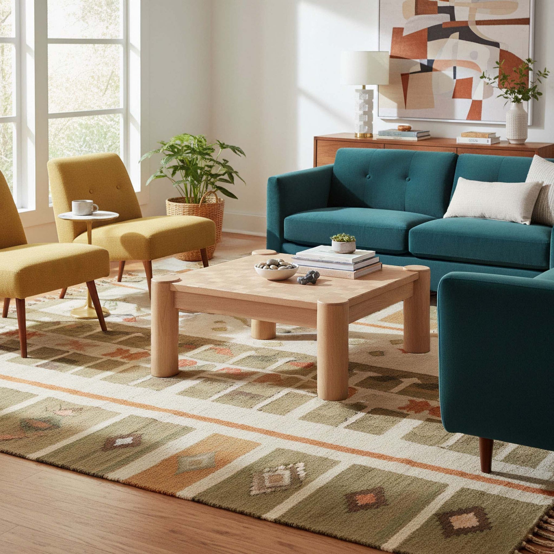 Checkerboard Coffee Table - functional centerpieces for homes | Image 2 | InSTYLE Home & Rugs