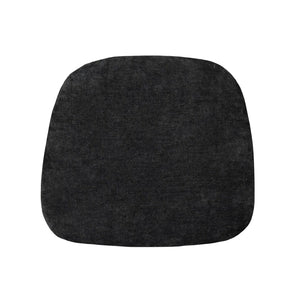Metal Crossback Chair with Black Fabric Seat Cushion - comfortable seating for dining and office spaces | Image 4 | InSTYLE Home & Rugs