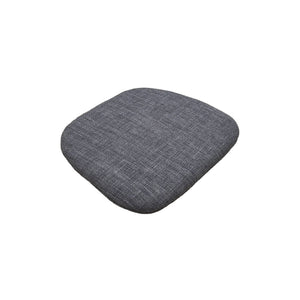 Metal Crossback Chair with Grey Fabric Seat Cushion - comfortable seating for dining and office spaces | Image 5 | InSTYLE Home & Rugs