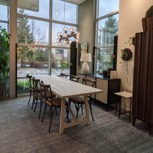 Metal Crossback Chair with Cognac Seat Cushion - durable construction for long-lasting use | Image 7 | InSTYLE Home & Rugs