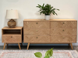 Colton 6 Drawer Dresser - stylish dresser with modern flair | Image 4 | InSTYLE Home & Rugs