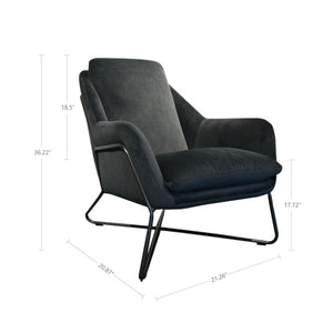 Romeo Lounge Chair - perfect for casual unwinding | Image 7 | InSTYLE Home & Rugs