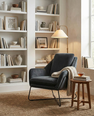 Romeo Lounge Chair - perfect for casual unwinding | Image 9 | InSTYLE Home & Rugs