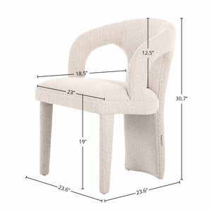 Naomi Dining Chair - elegant seating for dining areas | Image 2 | InSTYLE Home & Rugs