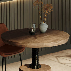 Bronx Crank Bistro Table - perfect for hallway decor | Image 16 | InSTYLE Home & Rugs
