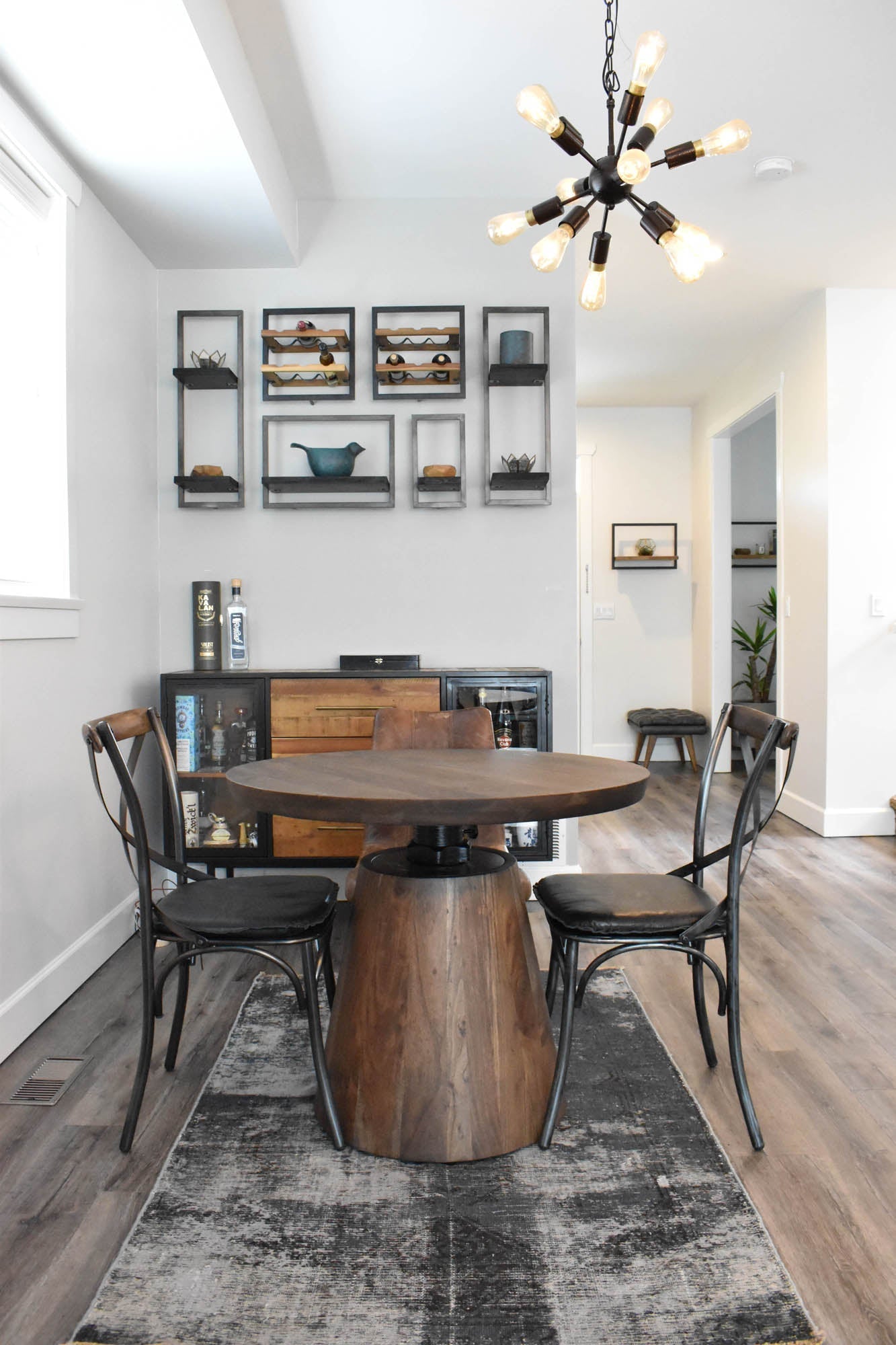 Bronx Bistro Crank Table - sleek design for modern homes | Image 2 | InSTYLE Home & Rugs