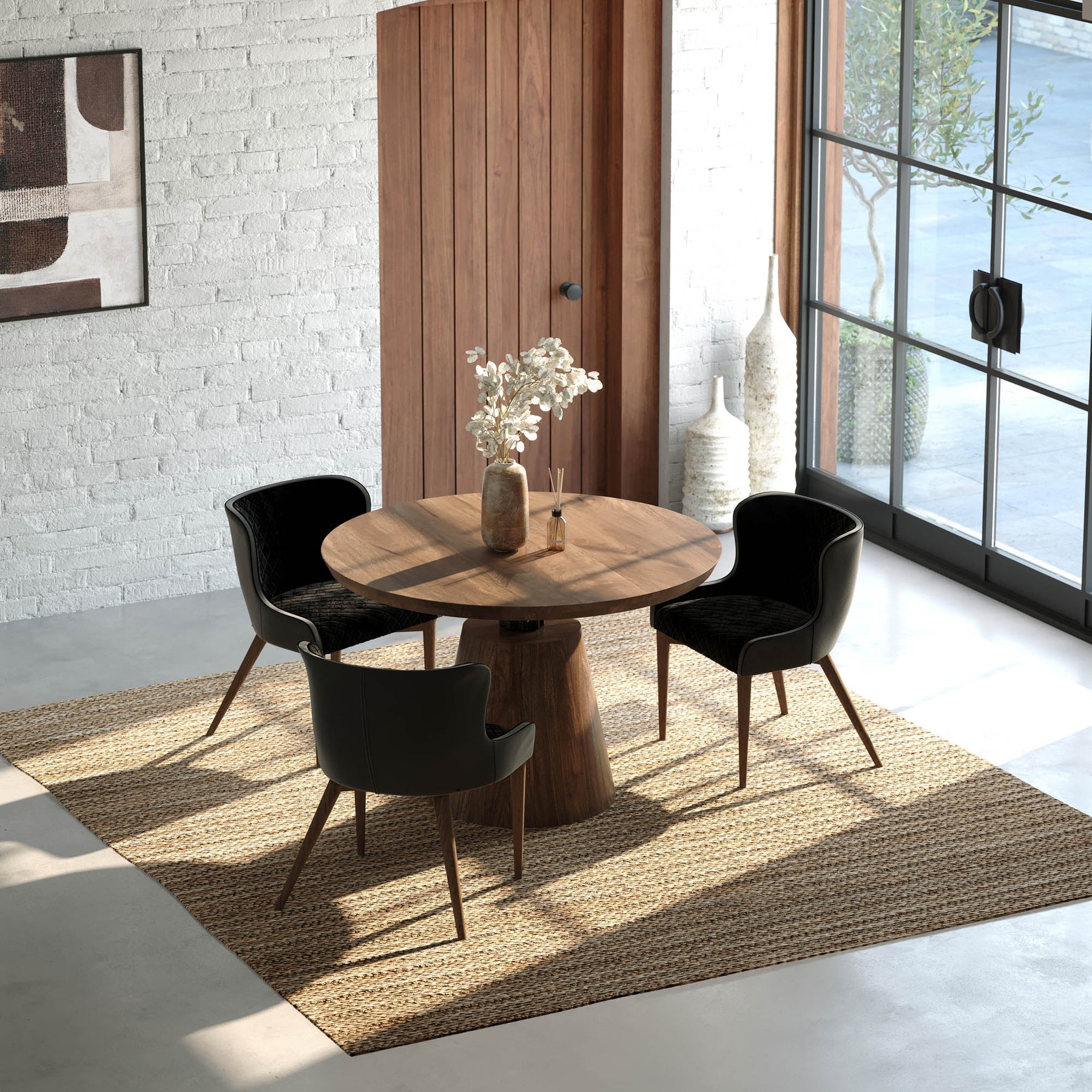 Bronx Crank Dining Table - comfortable dining experience | Image 2 | InSTYLE Home & Rugs
