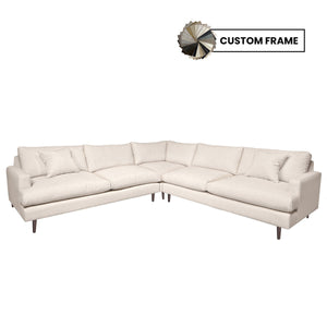 Custom Martha Corner Sectional Frame - perfect for family gatherings and movie nights | Image 1 | InSTYLE Home & Rugs