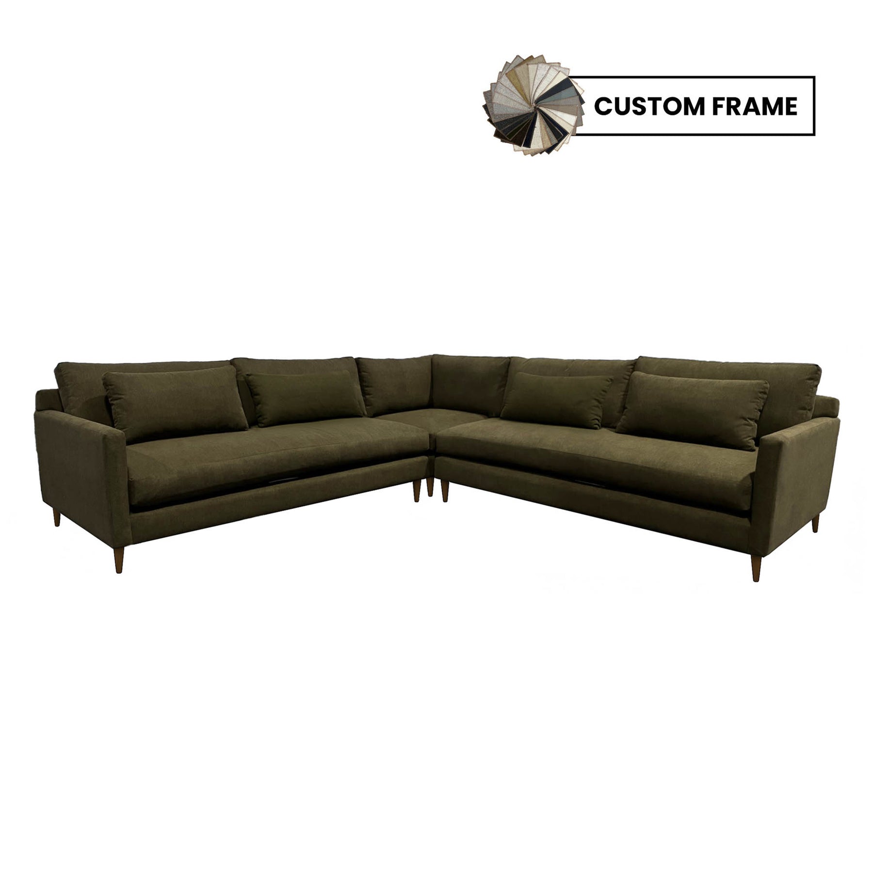 Gemma Corner Sectional Frame - perfect for family gatherings and movie nights | Image 1 | InSTYLE Home & Rugs