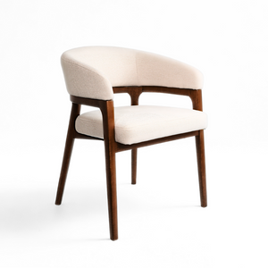 CHANLER CHAIR GY-DC-2987 White linen fabric - comfortable dining experience | Image 2 | InSTYLE Home & Rugs