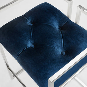 CORALIE Counter Chair GY-COU-8051 White Aspen w/ steel base - comfortable and stylish seating for your kitchen counter | Image 1 | InSTYLE Home & Rugs