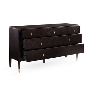 Colette Dresser- Gold - stylish dresser with modern flair | Image 2 | InSTYLE Home & Rugs