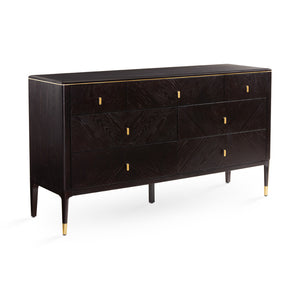 Colette Dresser- Gold - stylish dresser with modern flair | Image 1 | InSTYLE Home & Rugs