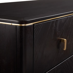 Colette Dresser- Gold - stylish dresser with modern flair | Image 3 | InSTYLE Home & Rugs