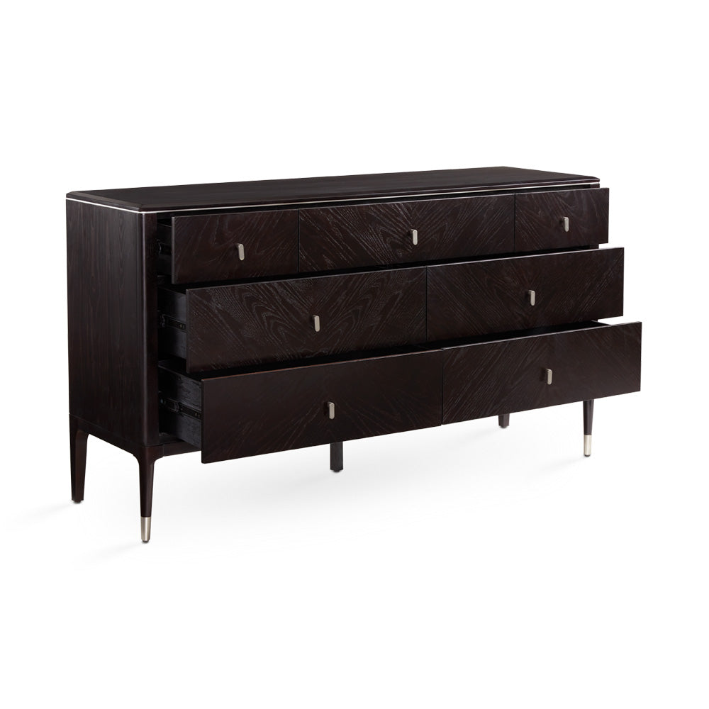Colette Dresser- Silver - functional dresser for any room | Image 2 | InSTYLE Home & Rugs