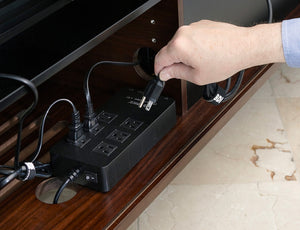 BDI Corridor Low TV Stand 8173 - modern tv stand with ample storage for media devices | Image 6 | InSTYLE Home & Rugs