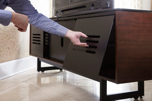 BDI Corridor TV Stand 8179 - modern tv stand with ample storage for media devices | Image 9 | InSTYLE Home & Rugs