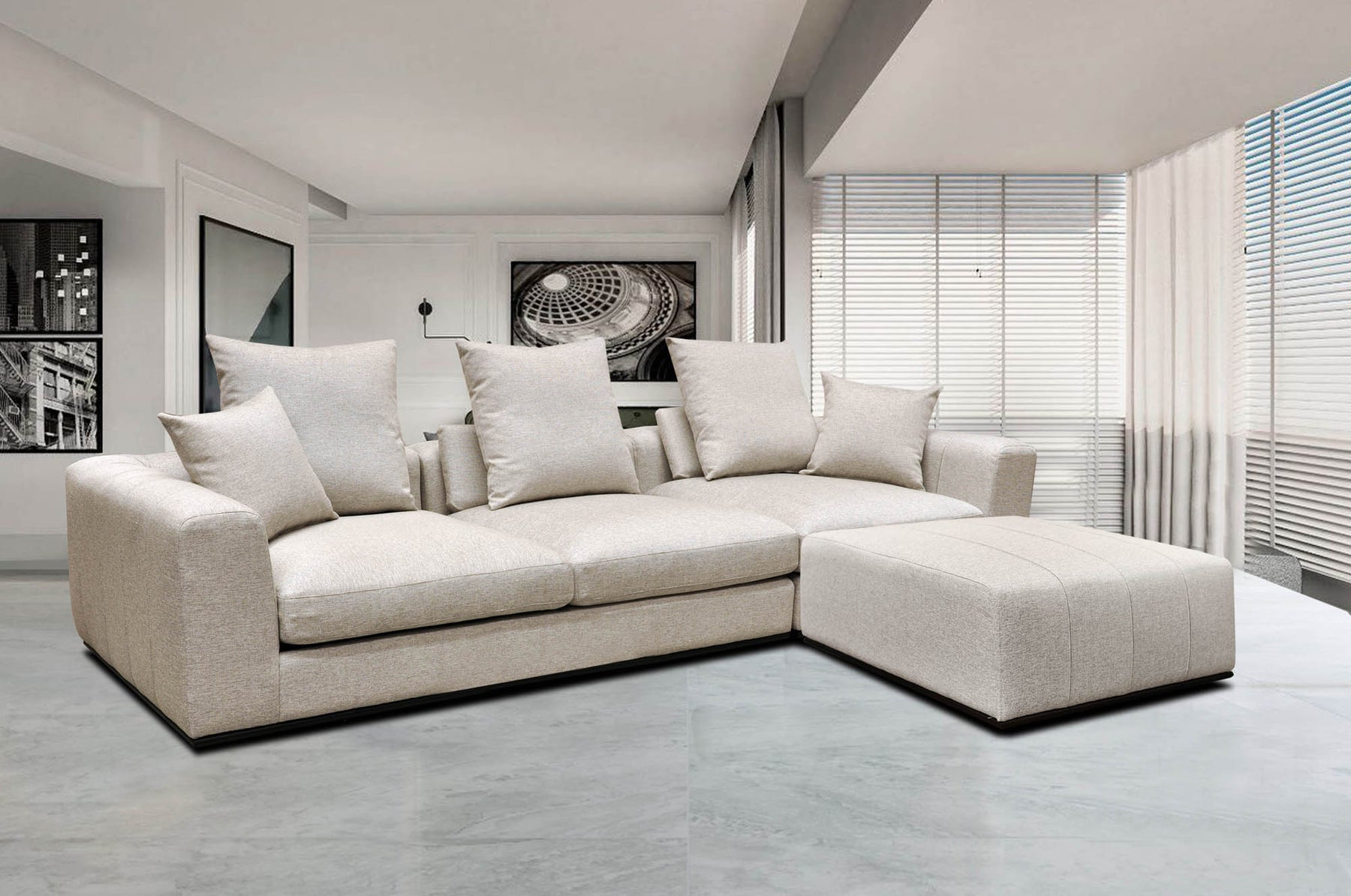 Sullivan Left Sectional - perfect for family gatherings and movie nights | Image 2 | InSTYLE Home & Rugs